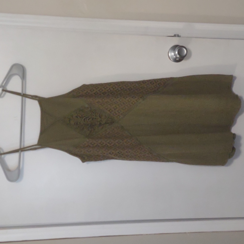 Halter front dress